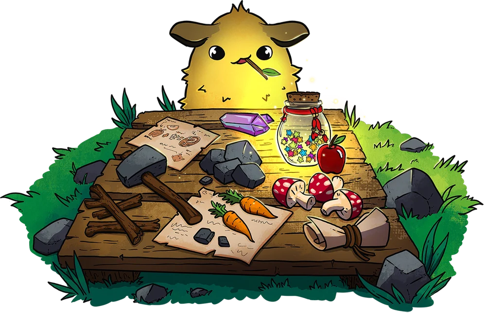 Chumbi Valley crafting gameplay artwork